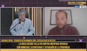 Mariano Espina: “La provincia de La Rioja deberá afrontar el año que viene más vencimientos de $95 millones de dolares  con respecto al pago de los bonistas” 