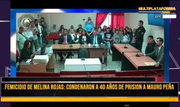 Femicidio de Melina Rojas: condenaron a 40 años de prisión a Mauro “Mocho” Peña