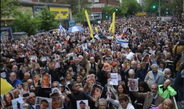 Masivo acto en Palermo a un año del ataque de Hamás a Israel: exigieron el regreso con vida de los secuestrados