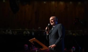 Victoria Villarruel y Guillermo Francos asistieron a la celebración del Día de la Iglesias Evangélicas