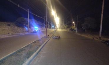 Chilecito: hombre perdió el control de su motocicleta y terminó con múltiples fracturas y lesiones