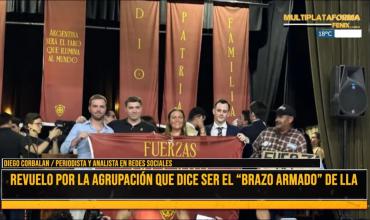 Revuelo por la agrupación que dice ser el “Brazo Armado” de la Libertad Avanza