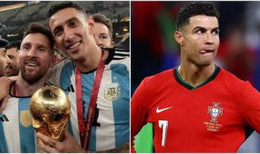 Ángel Di María explicó cuál es la principal diferencia entre Lionel Messi y Cristiano Ronaldo: “Calidad pura”