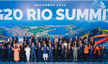 Milei se ausentó de la foto oficial de la Cumbre de G20