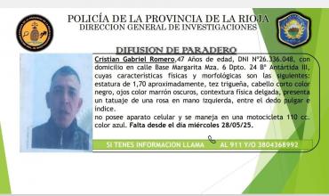  Buscan a un hombre que  desapareció el miércoles 28 de mayo
