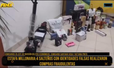 Estafa millonaria: detienen a una banda salteña que estafó 8 millones de pesos a comercios riojanos
