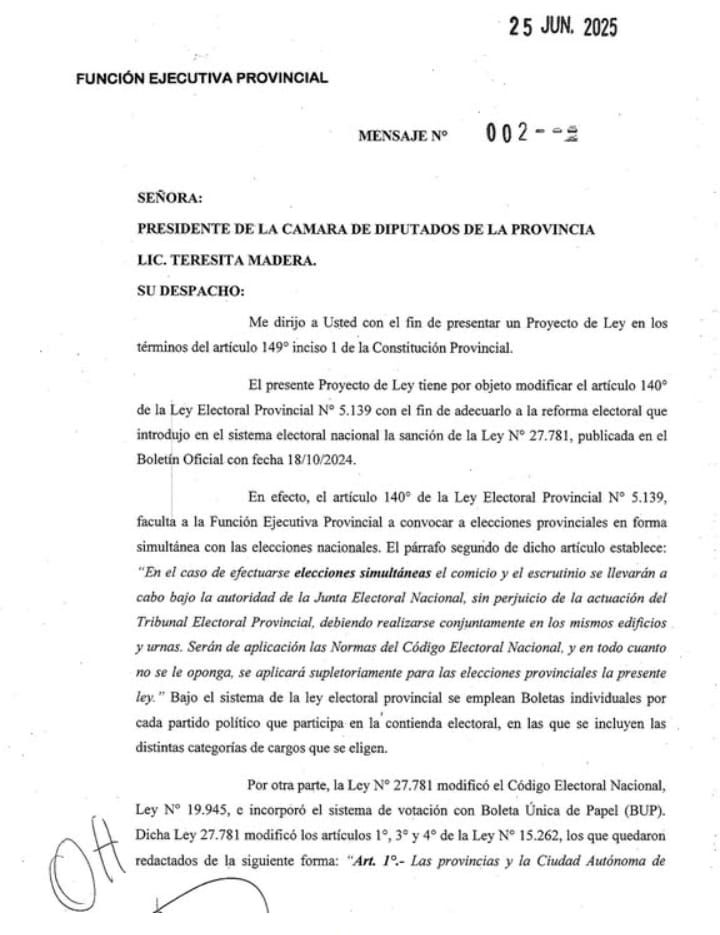 La Rioja impulsa elecciones concurrentes para coincidir con la Nación sin usar boleta única de papel 