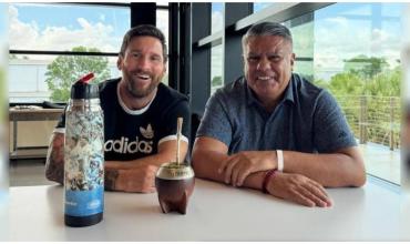Encuentro en Miami: Tapia se mostró con Messi y generó ruido por la ausencia de Mascherano