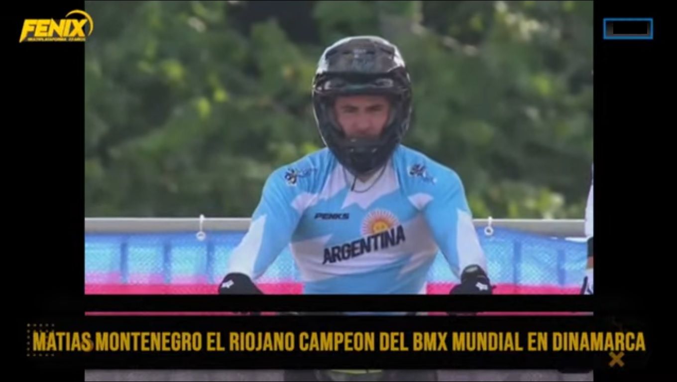 Matías Montenegro, campeón mundial de BMX: “Llevo toda una vida esperando este momento”