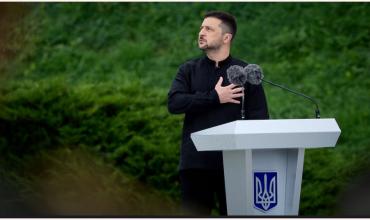 Volodimir Zelensky reiteró que Ucrania no entregará su tierra a Rusia