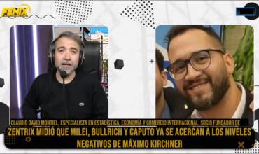 Claudio David Montiel: “Axel Kicillof tiene 39,4% de imagen positiva y Javier Milei 34,6%”