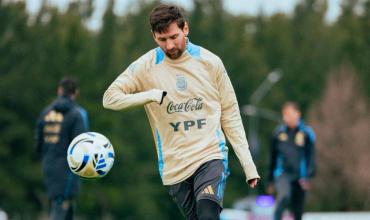 Con plantel casi completo, la Selección Argentina se entrenó en la previa al partido ante Venezuela