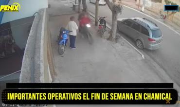 Operativos en Chamical: 18 motos retenidas y un detenido penal tras fuga de motociclistas