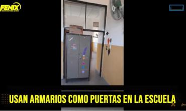 Portezuelo: Padres de la Escuela N° 91 piden puertas en las aulas mientras inauguran sala de robótica