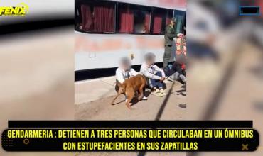 La Rioja: Detienen a tres personas que circulaban en un ómnibus con estupefacientes en sus zapatillas
