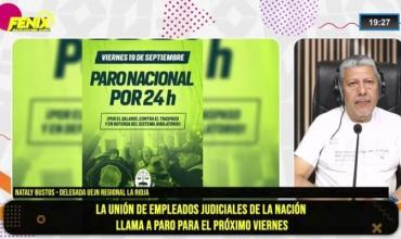 Nataly Bustos: "Convocamos a un paro por la recomposición salarial y la pérdida del poder adquisitivo"