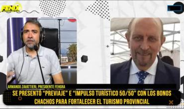 Armando Zavatieri, presidente de FEHGRA: “El Previaje riojano lo podrán utilizar turistas de otras provincias, así como riojanos”