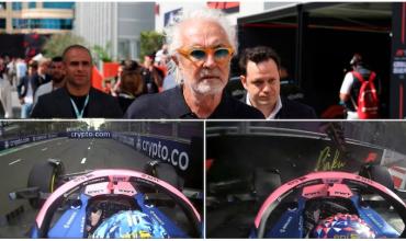 El respaldo de Flavio Briatore a sus pilotos tras el choque de Colapinto y el despiste de Gasly en Bakú: “Teníamos que asumir algunos riesgos”