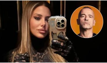 Evangelina Anderson vivió un tenso momento cuando Eros Ramazzotti la quiso besar en Milán