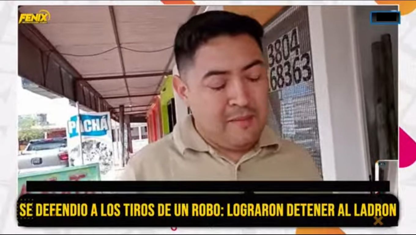 Comerciante que evitó el robo en el barrio Joaquín: “Sali, le dije ‘qué hacés ahí’ y efectué un disparo al aire”.