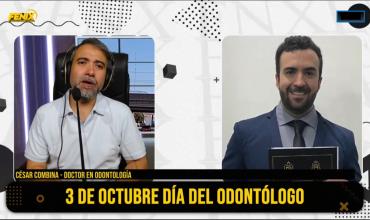 César Combina en Fénix: “El principal problema de salud bucal es la pérdida prematura de piezas dentarias en personas jóvenes”