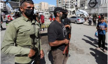 Enfrentamientos a tiros entre la policía de Hamas y milicias locales