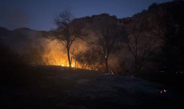 Controlaron un incendio forestal en la zona del hipódromo de Huaco