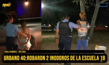 Barrio Urbano 40: Ladrones robaron inodoros del Colegio N°18