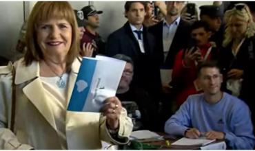 Bullrich votó en La Rural y dio un panorama sobre el post elección: “El lunes va a ser igual que el viernes”