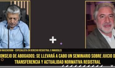 La Rioja será sede de un seminario sobre juicio de transferencia y normativa registral